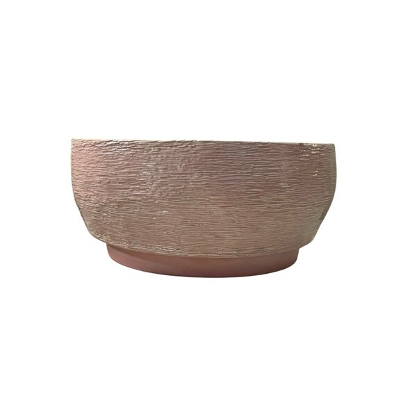 Vintage 1955 Miramar of California Pink Pottery Planter Bowl - MCM Ceramic - Picture 4 of 15